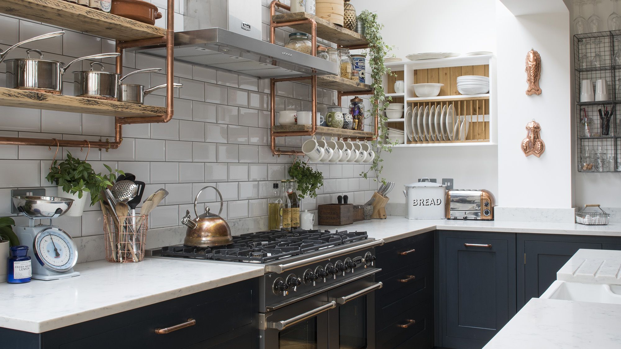 Heritage Kitchen with Warm Wood Tones